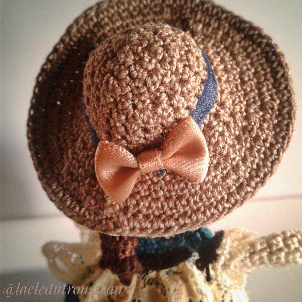 Constance, Constanze Weber Mozart, miniidole, crochet, amigurumi
