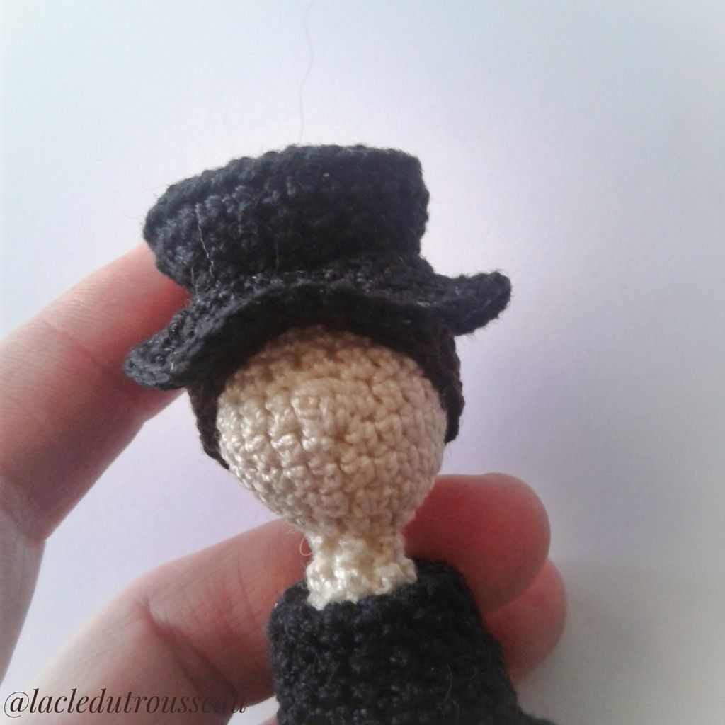 Mary Poppins, crochet, doll, poupée, miniidole