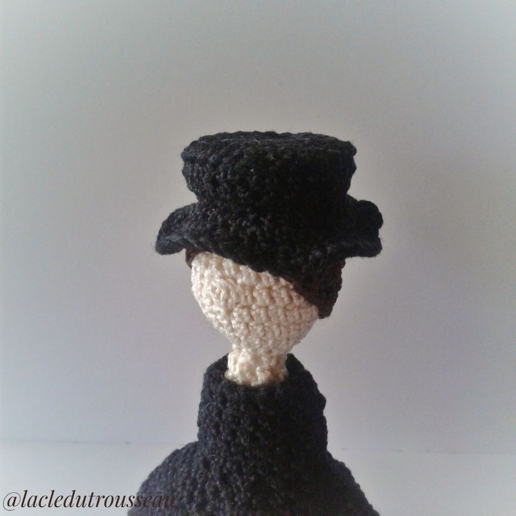 Mary Poppins, crochet, doll, poupée, miniidole