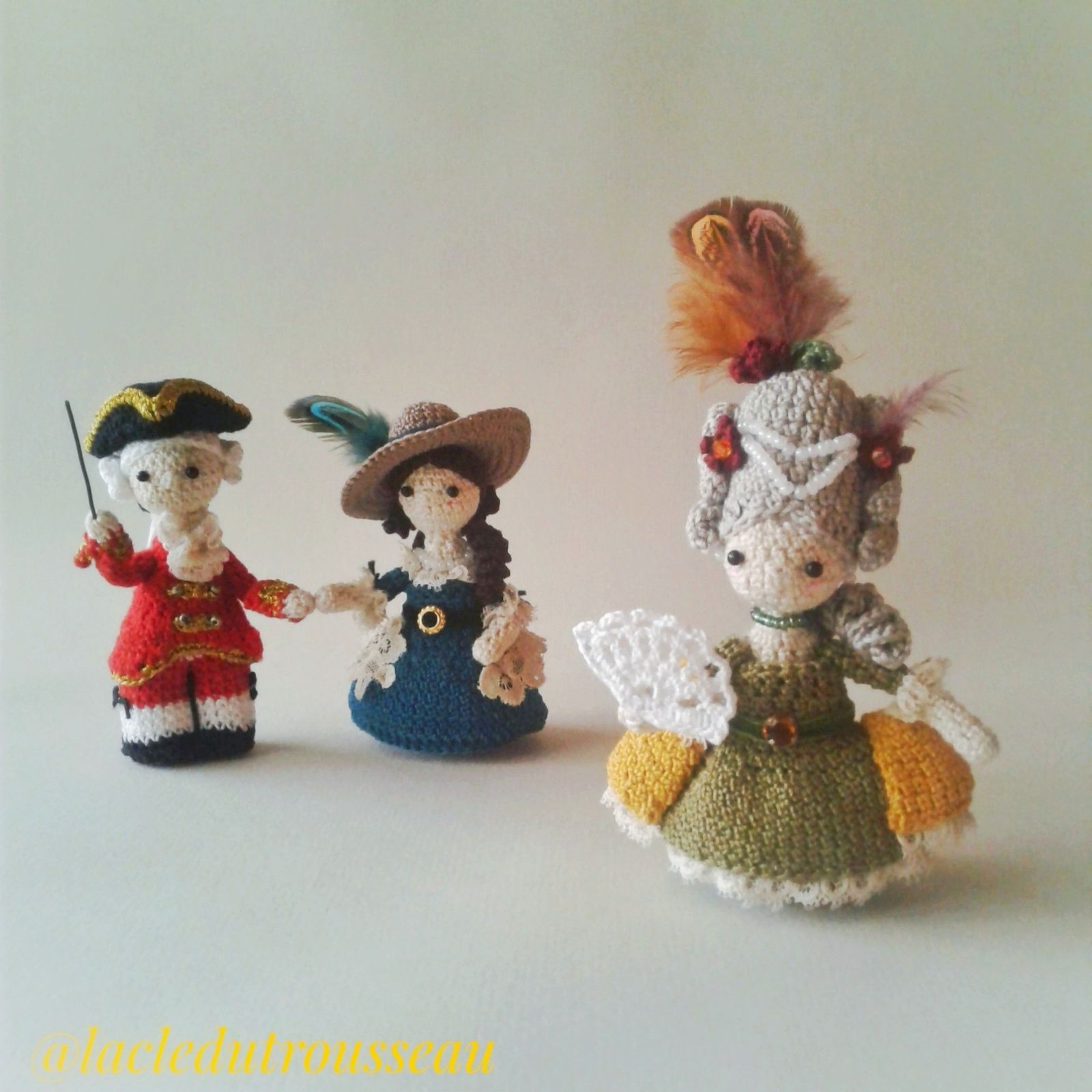 Marie-Antoinette, Versailles, Miniidole, crochet, amigurumi, crochet doll, poupée au crochet, château de Versailles, Versailles palace