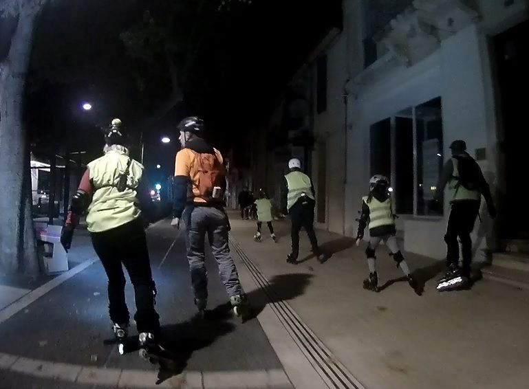 Roller lib, randonnée roller à Nîmes, Club cours roller Gard,
