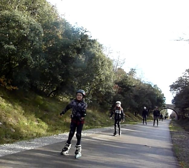 ROLLER NIMES, club de sports ROLLER LIB, voie verte Quissac Sauve