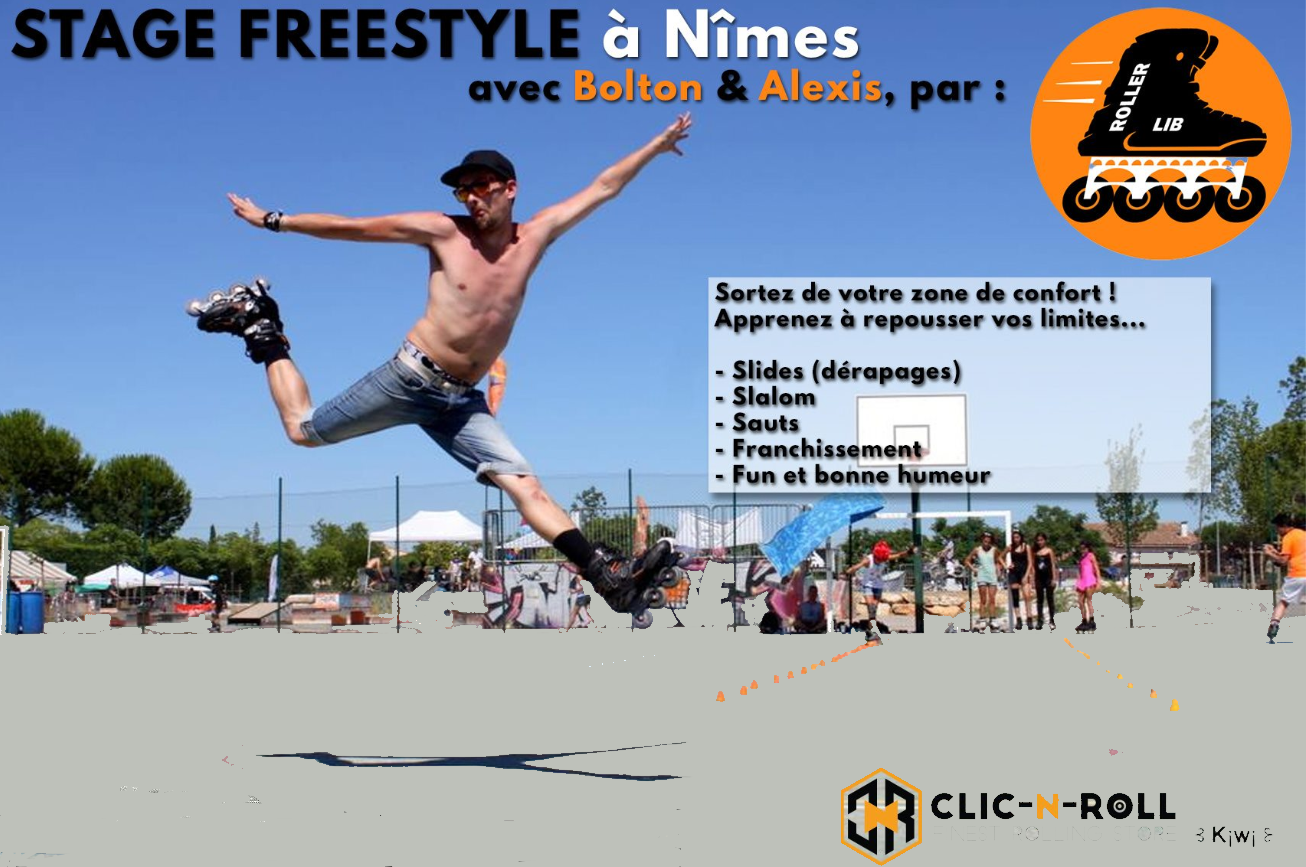 Roller Lib, école patinage à Nîmes, cours patin,