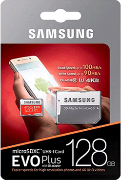 Carte memoire Samsung Evo Plus 128 Go