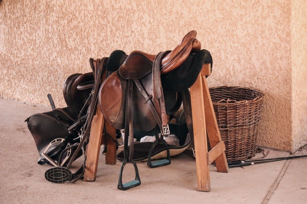 P Prettyia 1 Paire /Étriers dEquitation Anglais Selle de Cheval S/écurit/é avec Repose-Pieds