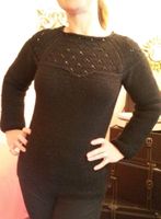 Modele de tricot gratuit : pull femme glamour