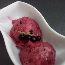 Sorbet cassis au companion