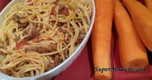 Cuisiner un reste de pâtes bolognaise