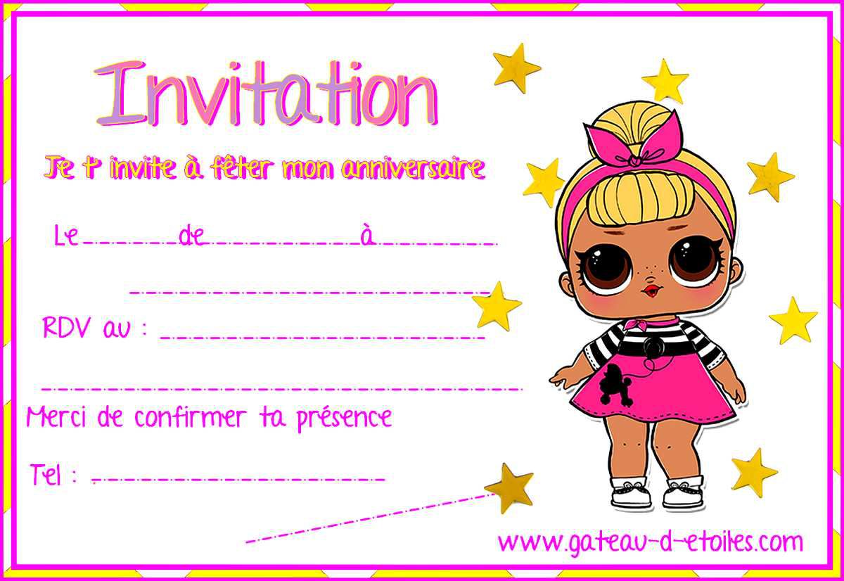 Invitation Gratuite Lol Surprise Leblogdegateaudetoiles Over Blog Com