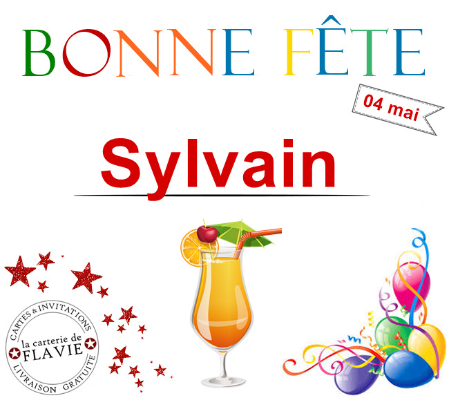 En ce 04 mai, nous souhaitons une bonne fête à Sylvain