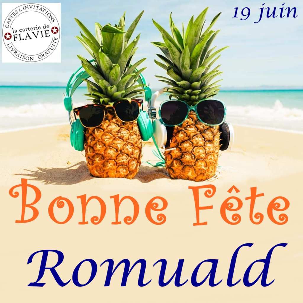 En ce 19 juin, nous souhaitons une bonne fête à Romuald