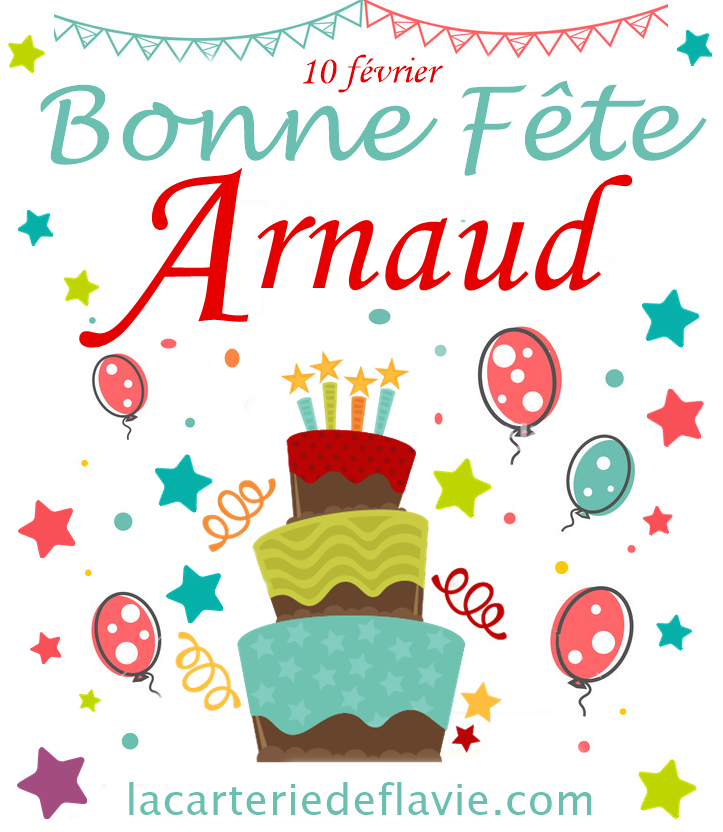 En ce 10 février nous souhaitons une bonne fête à Arnaud :)