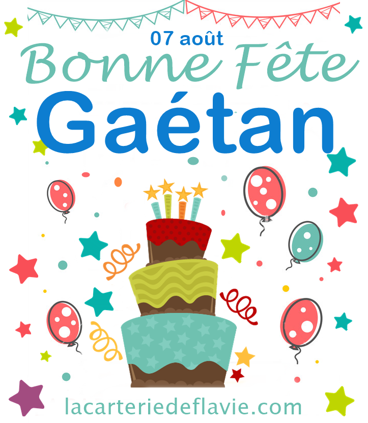 En ce 5 août, nous souhaitons une bonne fête à Gaétan :)