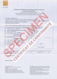 Qu'est-ce qu'un Certificat de Conformité Renault