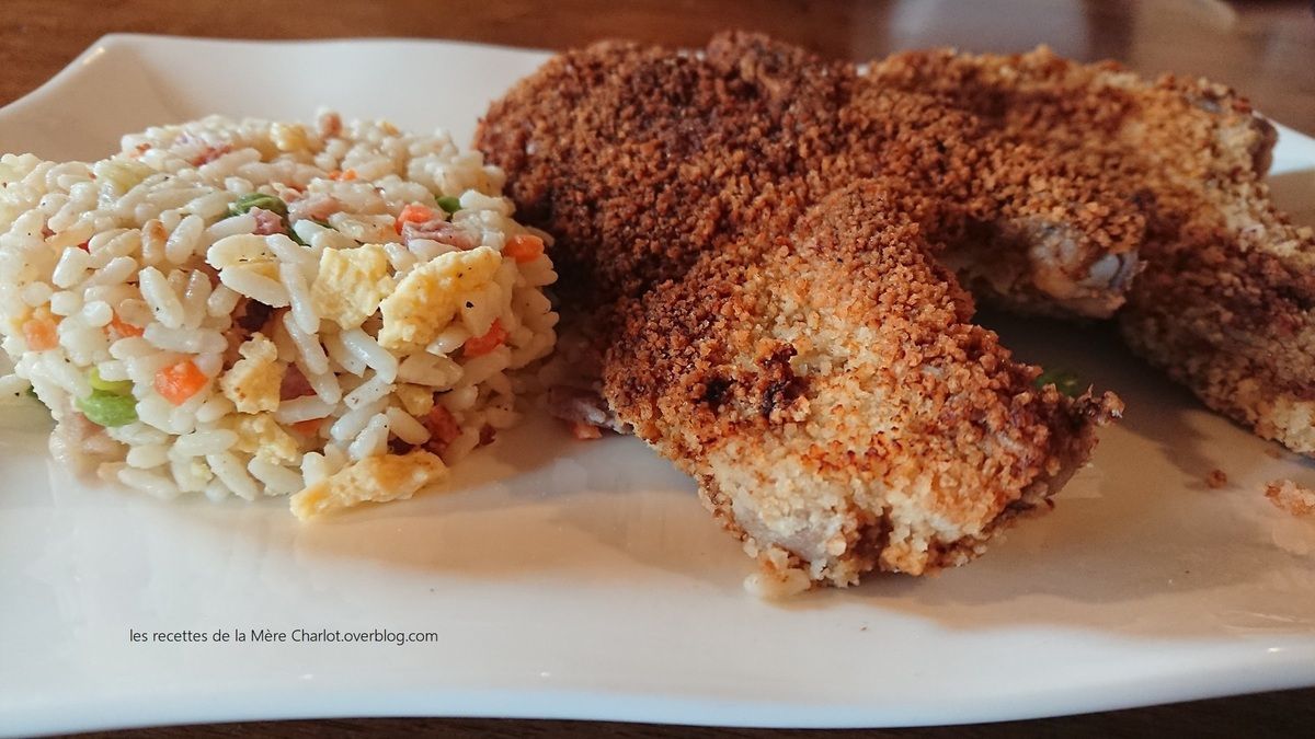 Côtes de porc panées moelleuses à souhait Les recettes de la mère Charlot