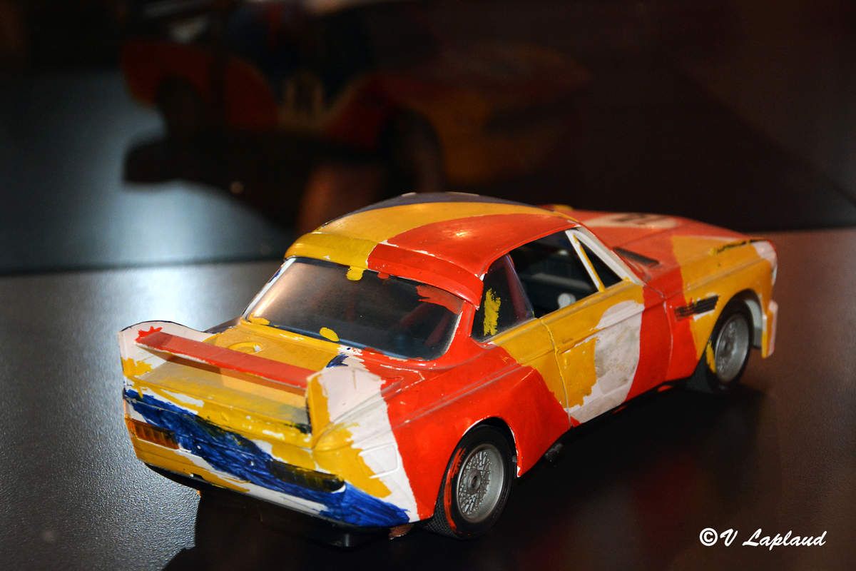 Ebauche BMW 3.0 CSL Alexander Calder Expostion "Artcars" Le mans 2016.