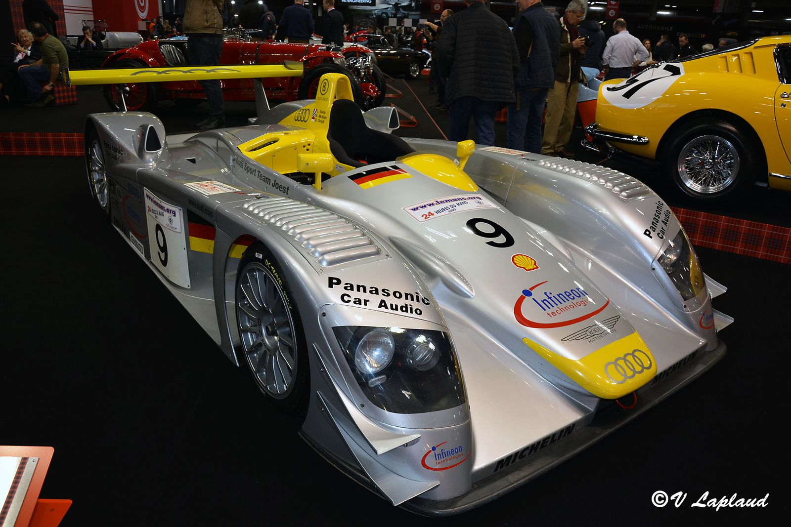 Audi R8 #405 Le Mans 2000 Retromobile 2020.