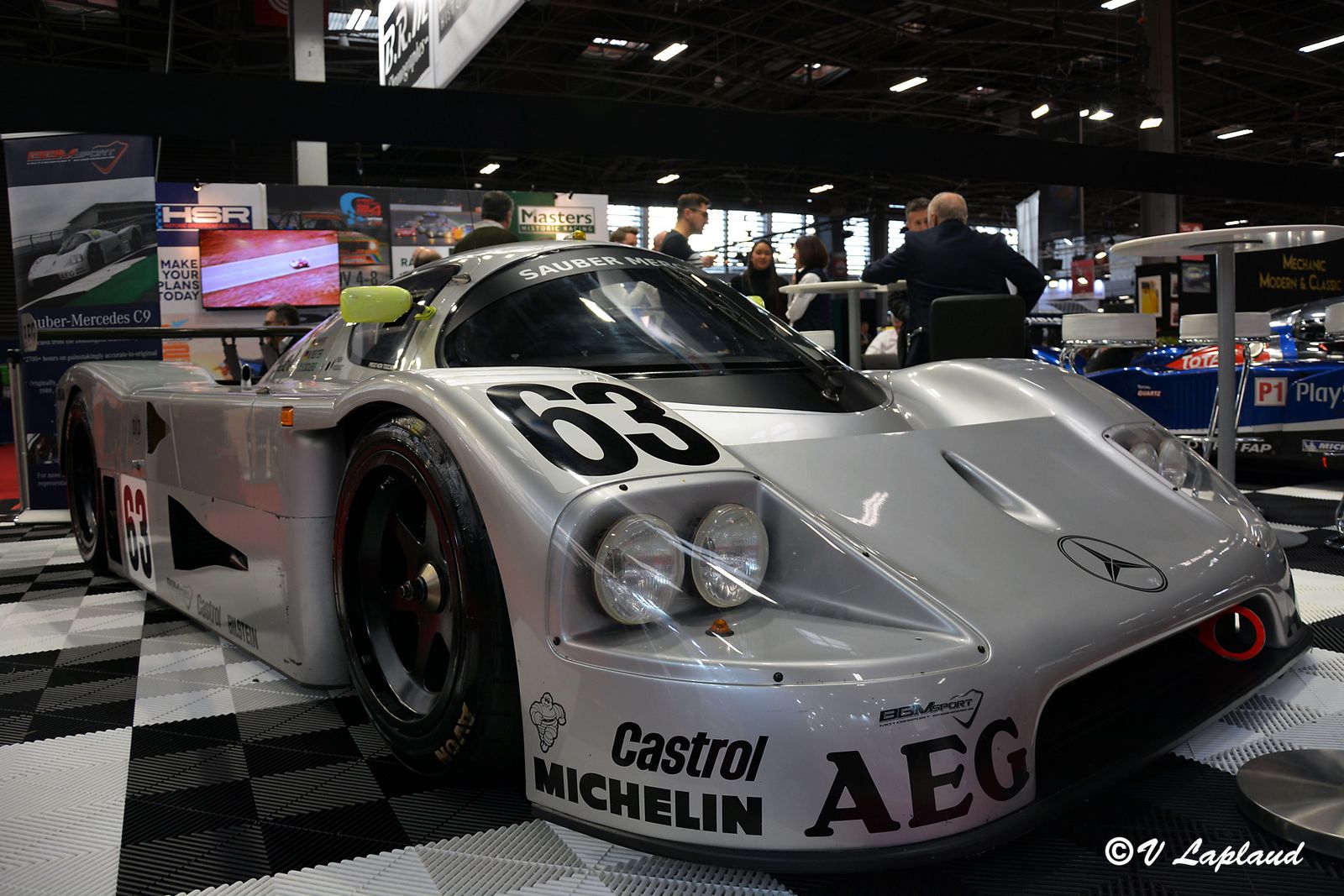 Sauber C9 #89.C9.A1 Spare-Car Le Mans 1989 Retromobile 2020 