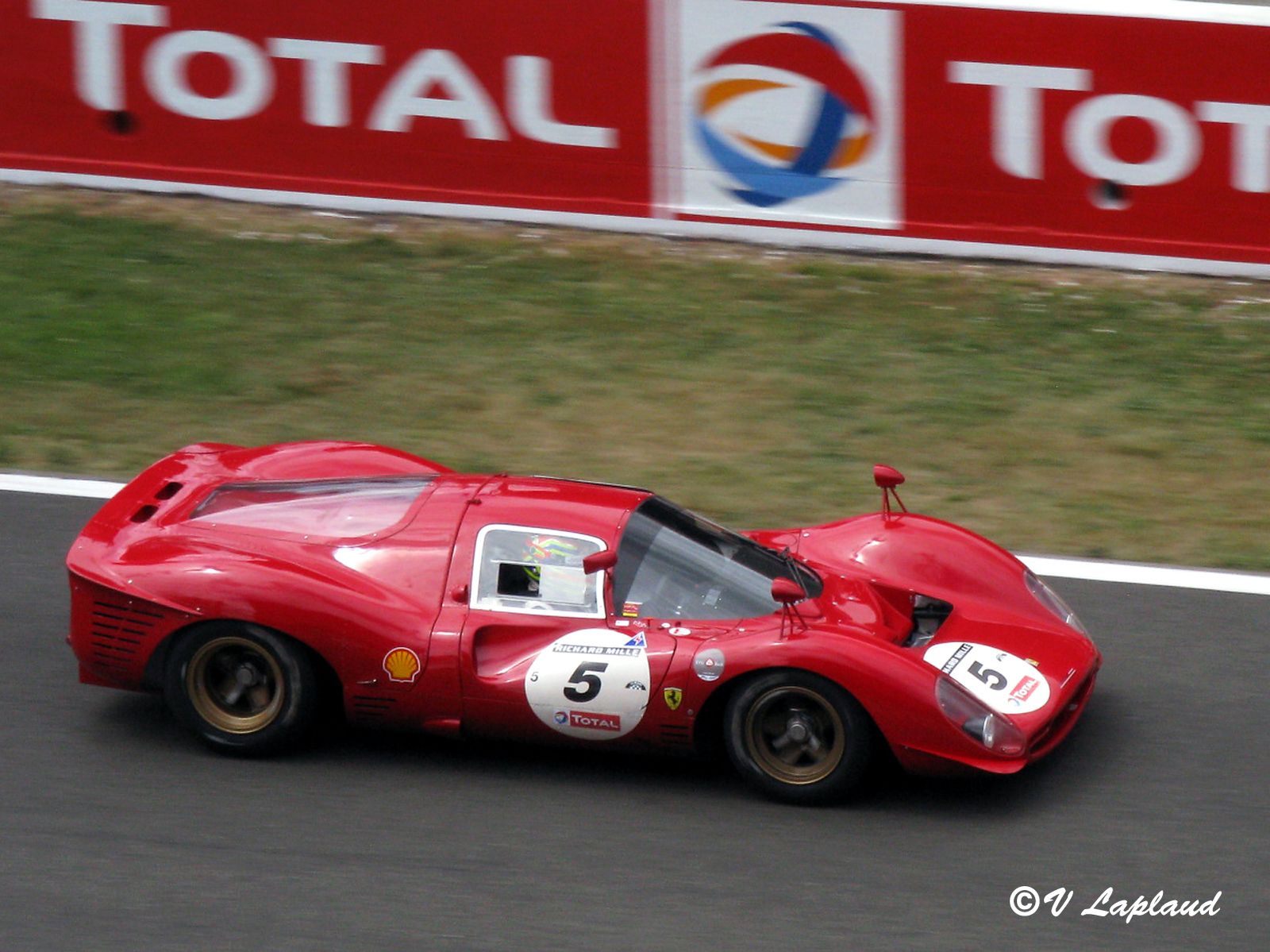 Ferrari 412 P #0844 Le Mans Classic 2008.