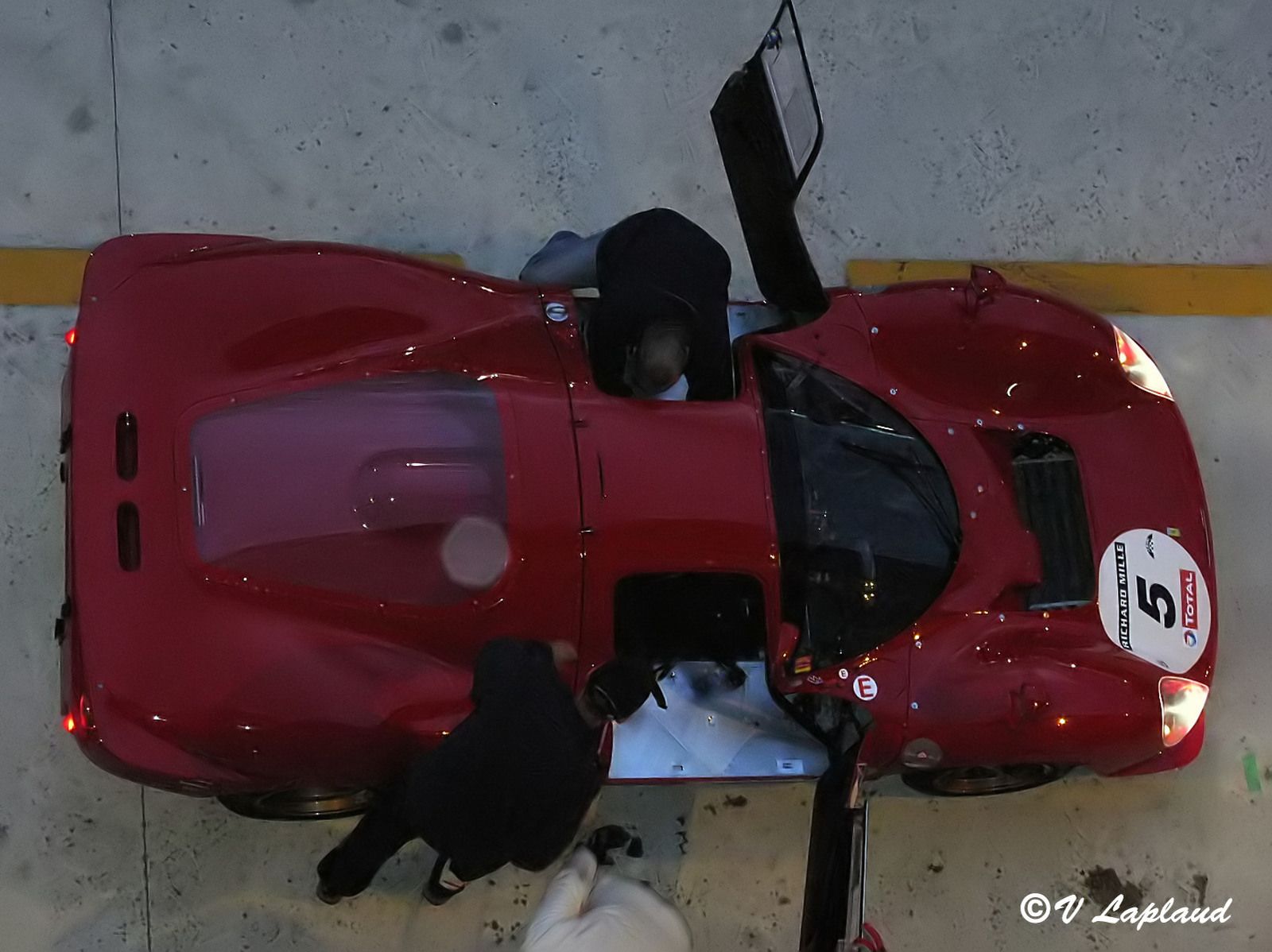 Ferrari 412 P #0844 Le Mans Classic 2008.