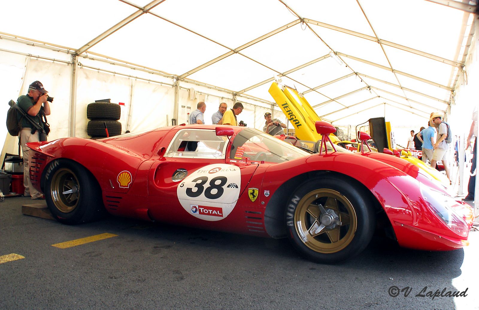 Ferrari 412 P #0844 Le Mans Classic 2010.