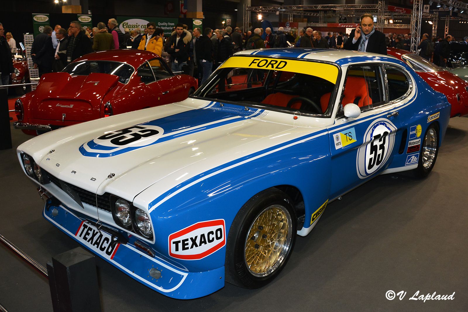 Ford Capri LV #GAECLJ19997, 24 Heures du Mans 1973, Retromobile 2019.