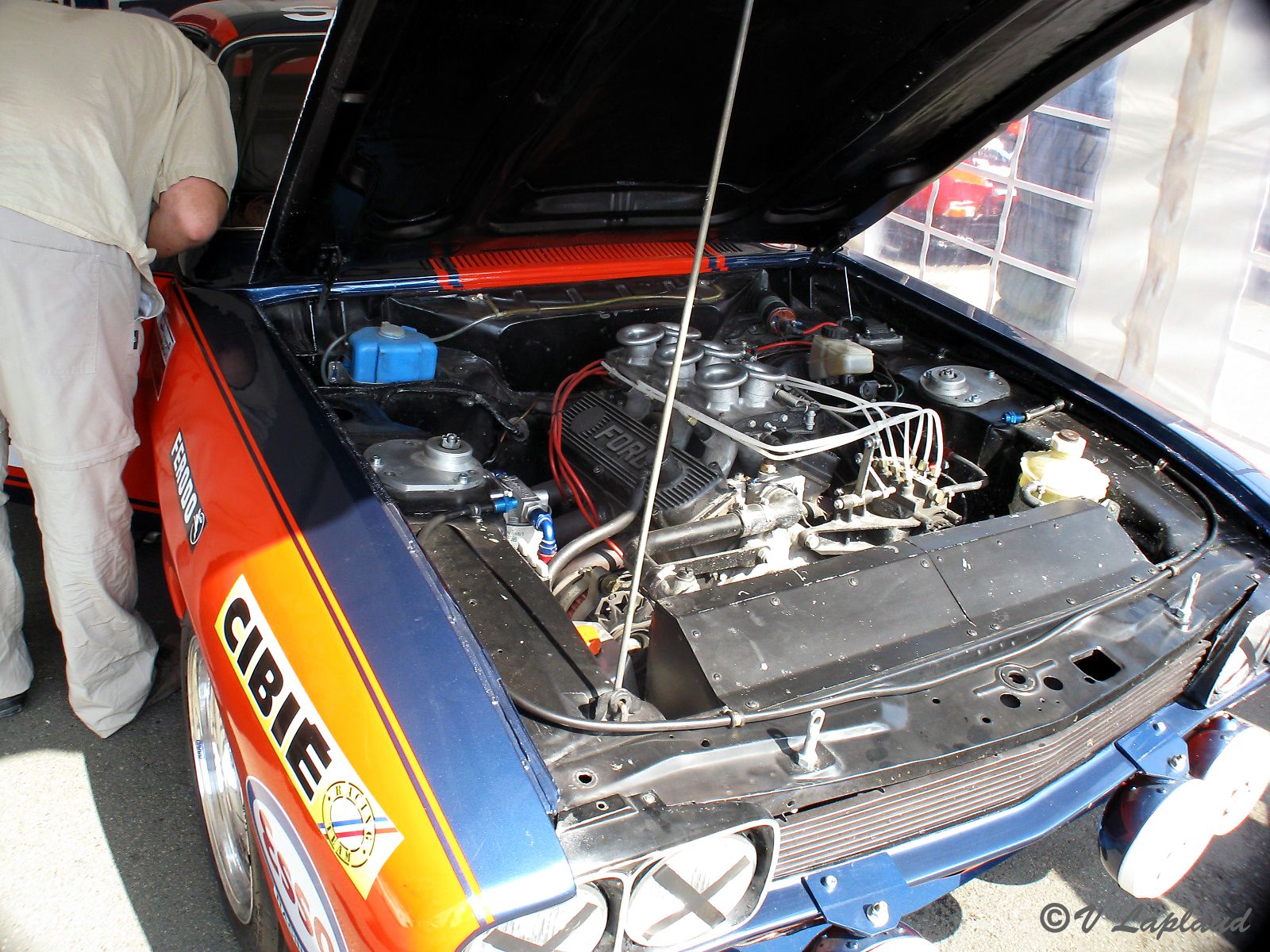 Ford Capri 2600 RS Jean-Claude Geurie et Jean-Pierre Rouget 24 Heures du Mans 1972 Le Mans Classic 2010.