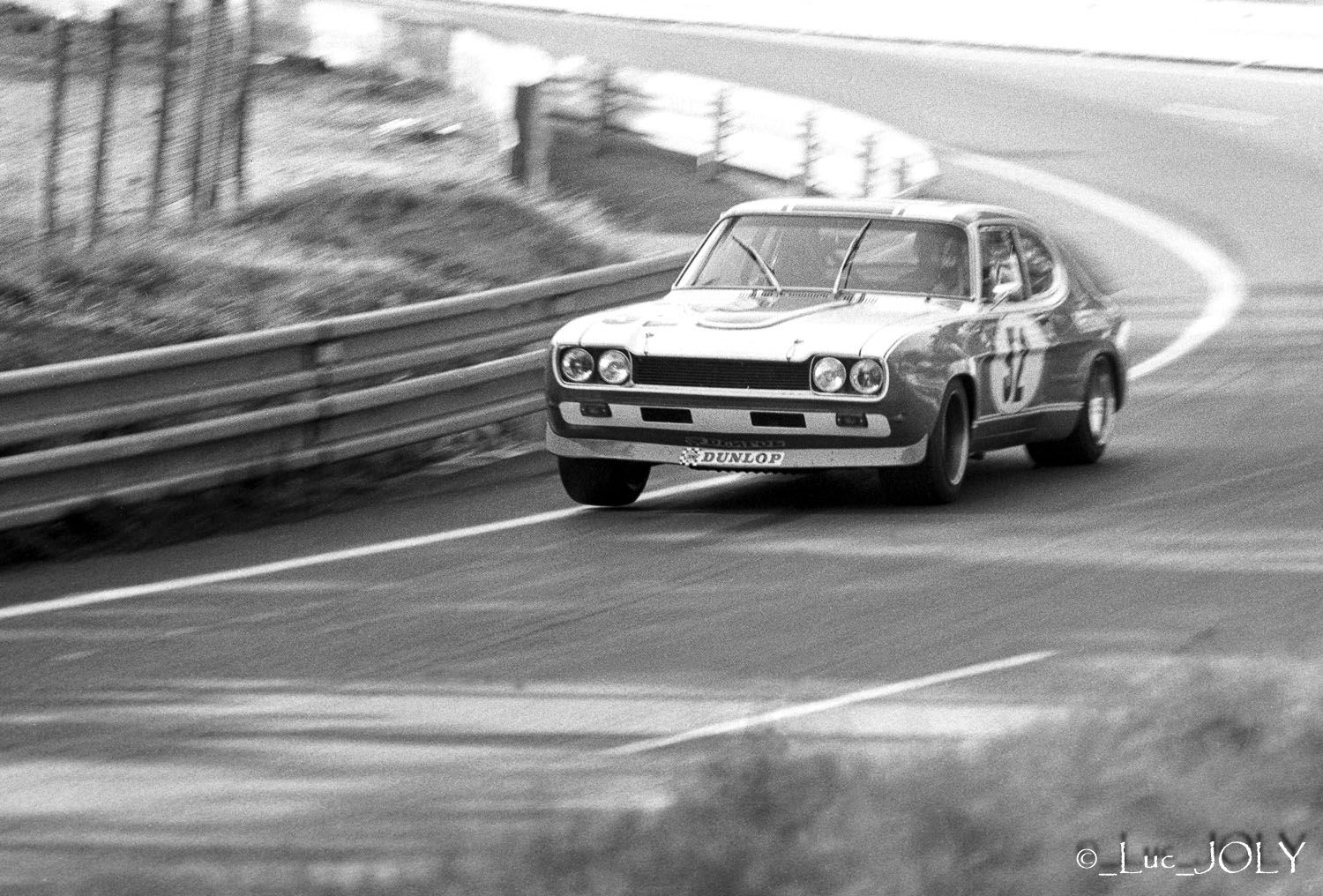 Capris 2600 RS Hans-Joachim Stuck Essais d'Avril des 24 Heures du Mans 1972.