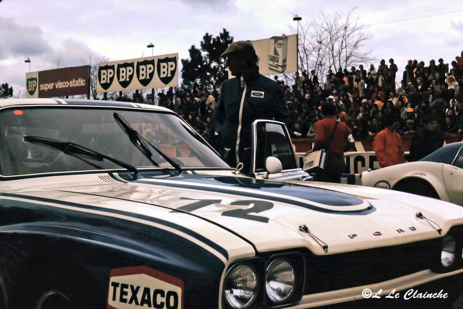 Ford Capri LV Michael Kranefuss 4 Heures du Mans 1973.