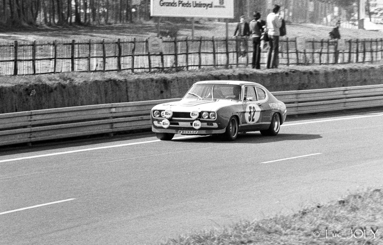 Capri 2600 RS Jochen Mass Essais d'Avril 24 Heures du Mans 1972.