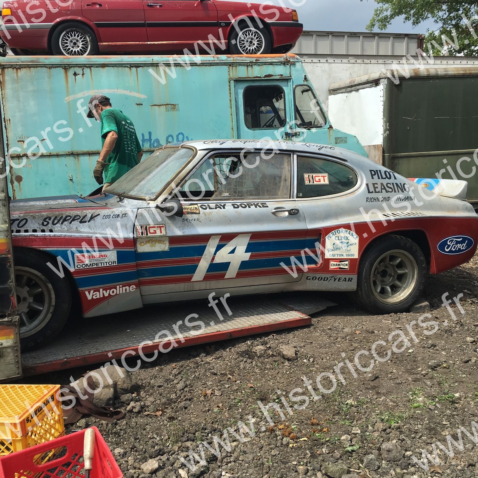 Ford Capri 2600 LV #GAECLJ19997 sortie de container 08/2016.