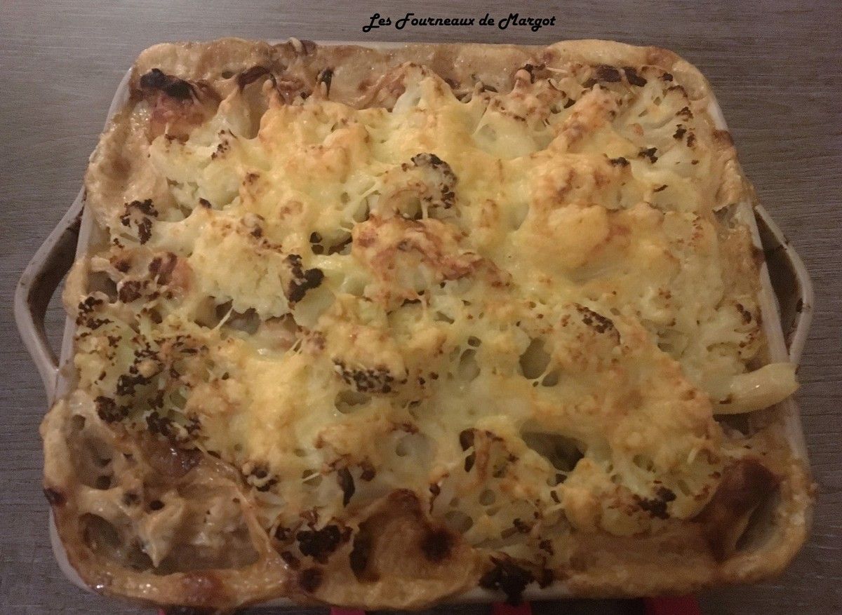 Gratin Chou Fleur Poulet Sauce Soja Les Fourneaux De Margot