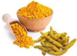 bol, poudre orange, cuillère