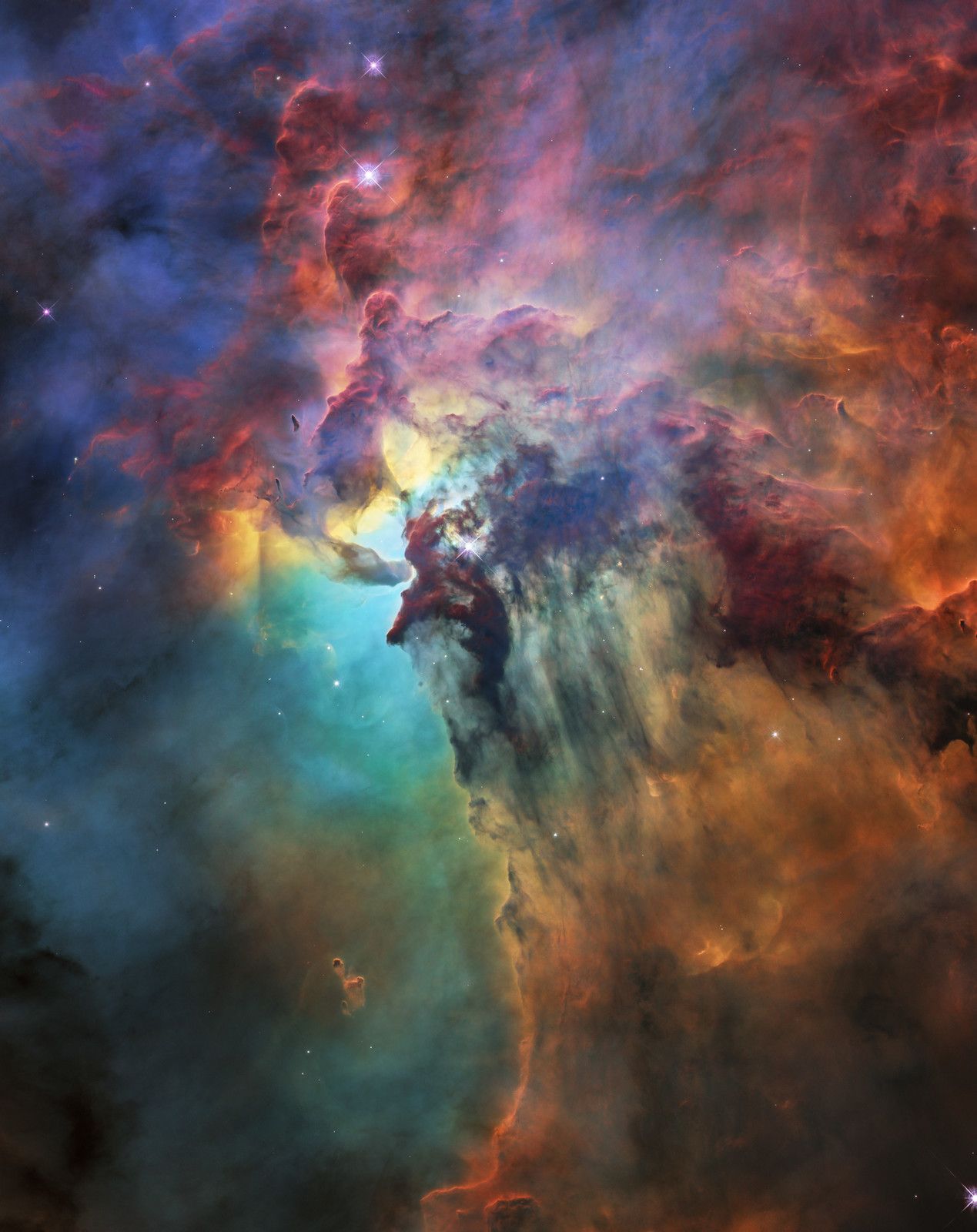 Lagoon Nebula (NASA, ESA, STScI)