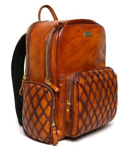 Brune Classic Veg Tanned leather backpack bag