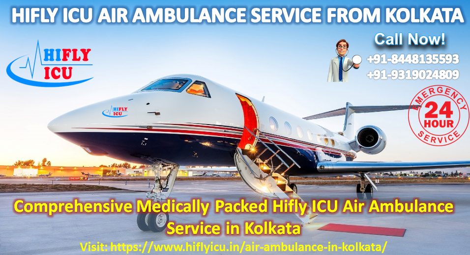 Air Ambulance from Kolkata to Ranchi