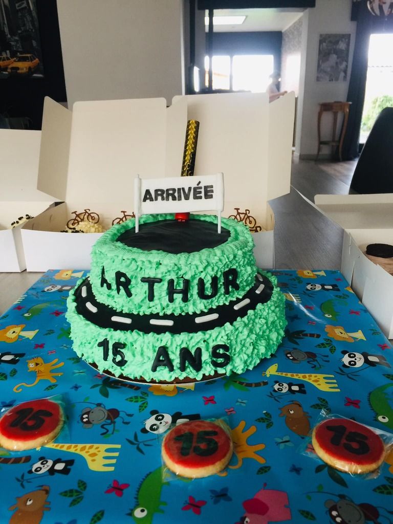 Gateau Theme Velo Les Delices De Fanny