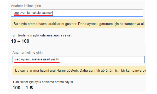 Seo Uyumlu Makale Örneği
