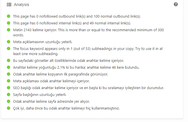 Yoast Seo Ayarı