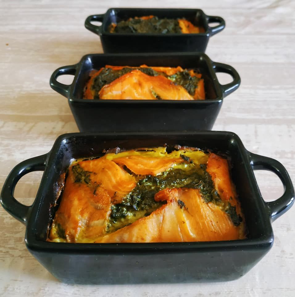 Terrine de saumon fumé épinard chèvre Quoi de bon au menu avec Sandra?