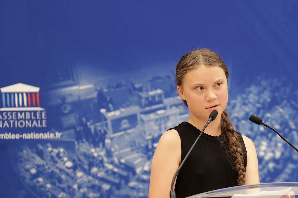 Greta Thunberg à l'Assemblée nationale