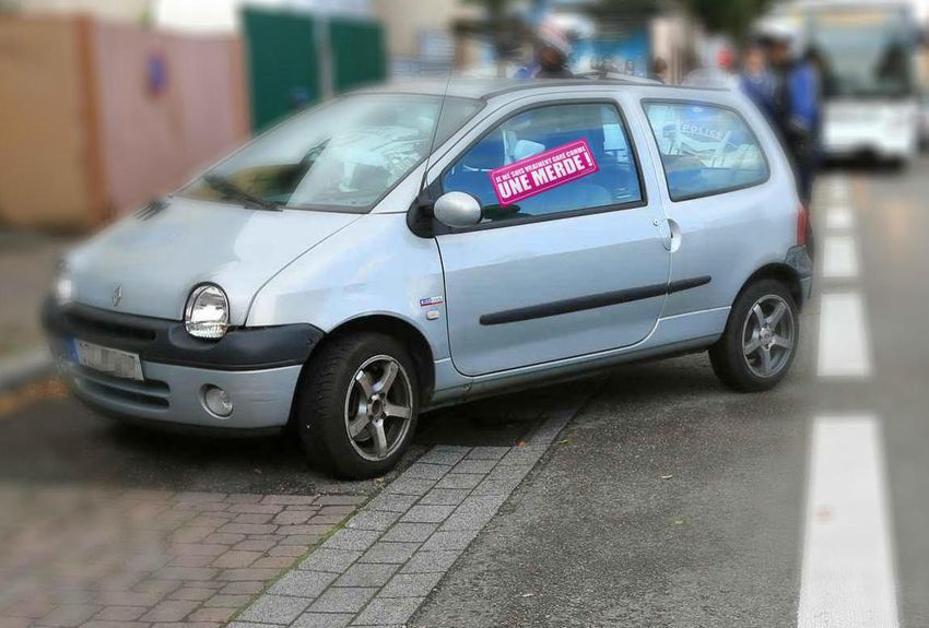 Garé comme une merde