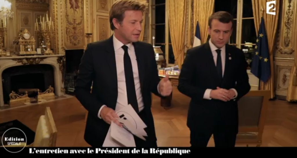 Laurent Delahousse, complaisant avec Macron