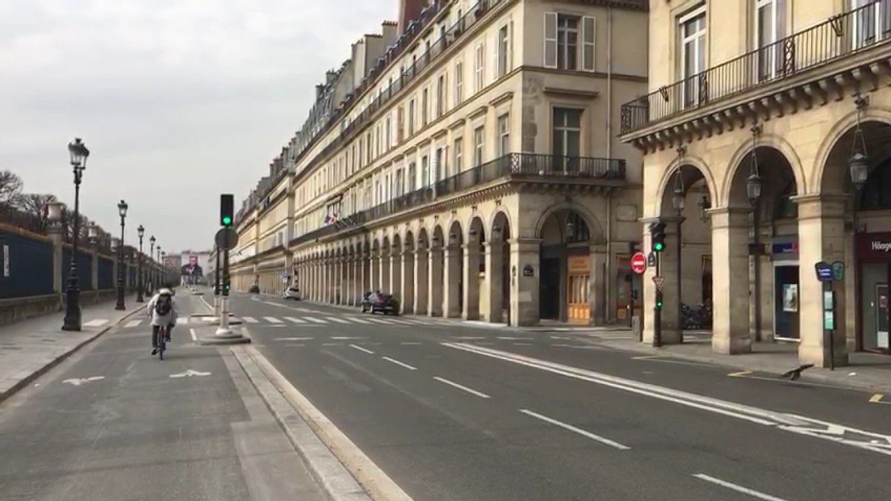 Paris vidé par le confinement