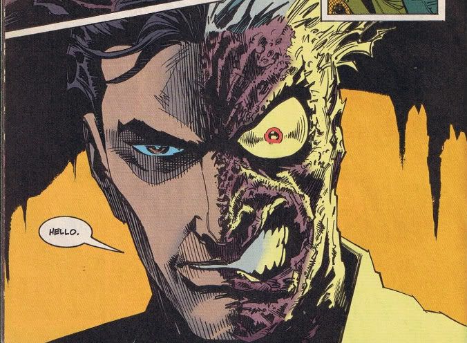 Double face, comic Batman