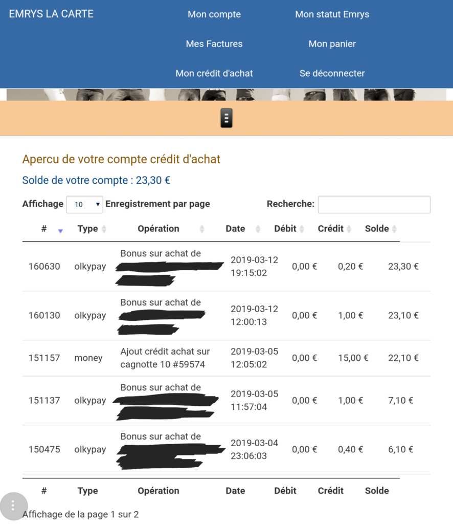 gains emrys la carte missbonsplansdunet évolution des gains argent