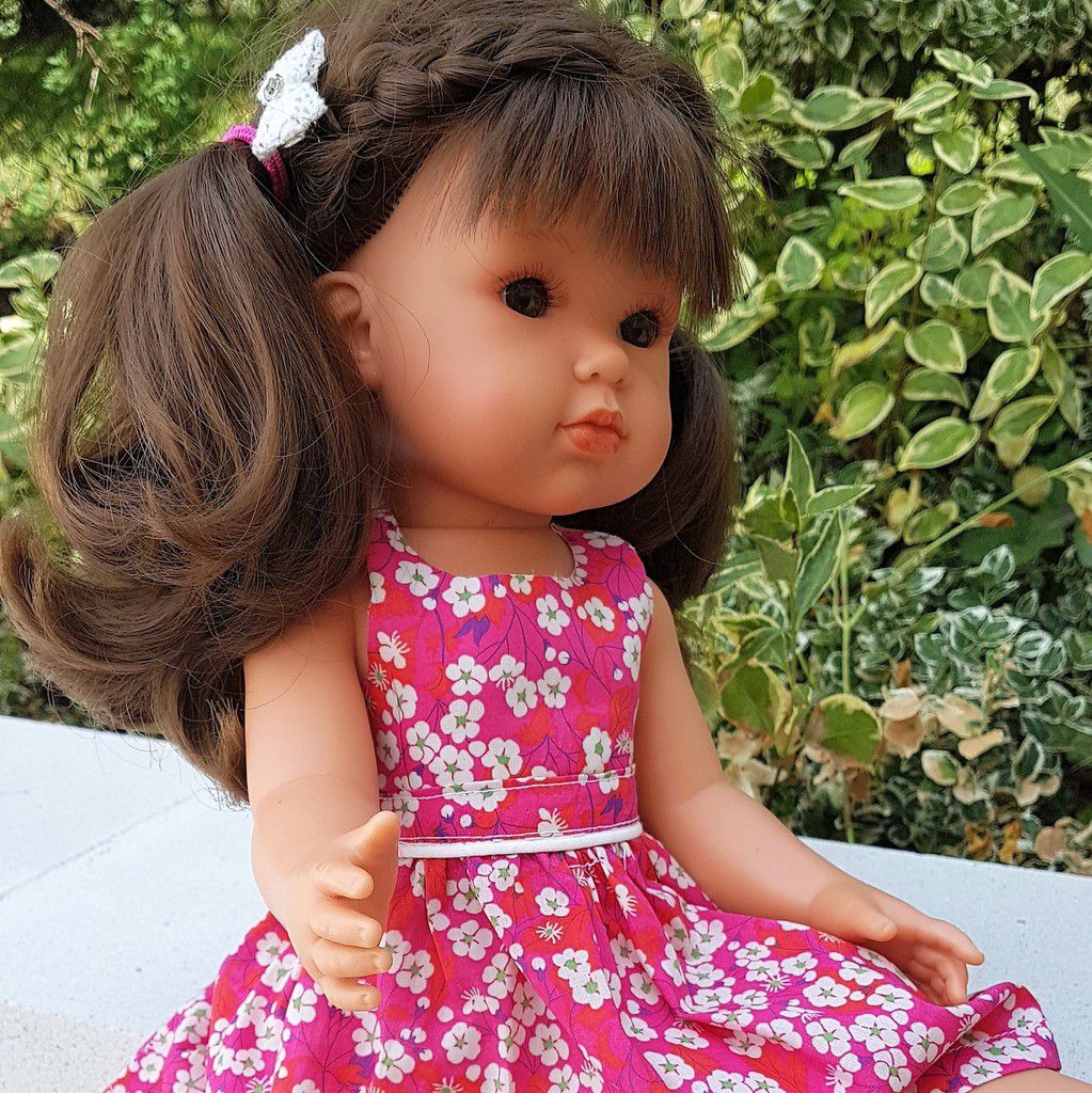 Robe sans manches pour les poupées Cerise et Capucine - modèle 2019 -