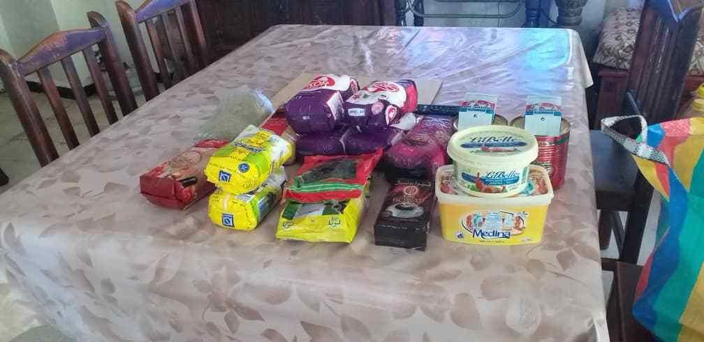 Des Colis alimentaires ont été distribué Lundi 21 mai 2019  à Alger en urgence