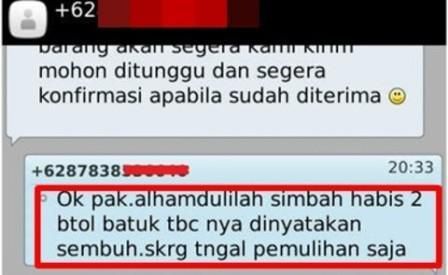 testimoni obat herbal tbc paru yang paling bagus