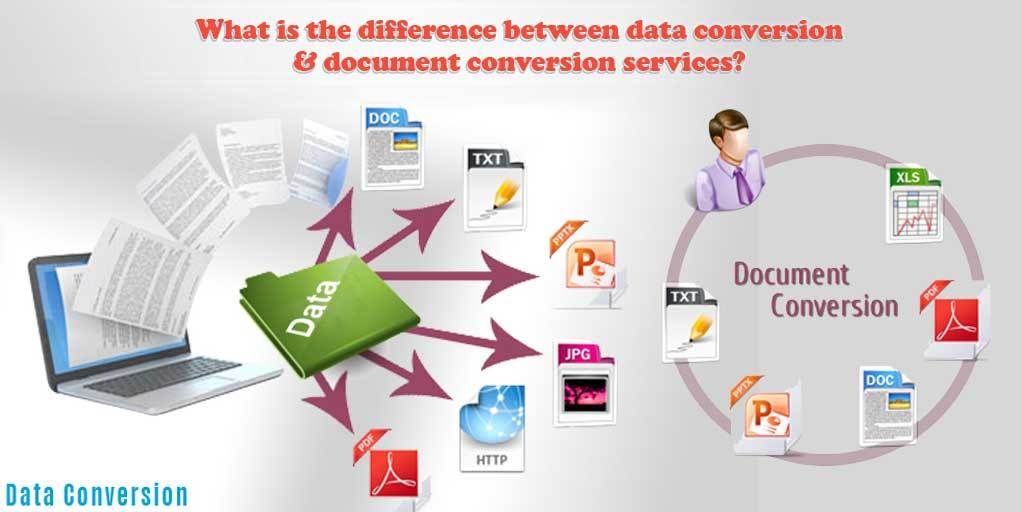 What is the difference between data conversion and document conversion ...